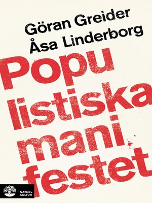 cover image of Populistiska manifestet